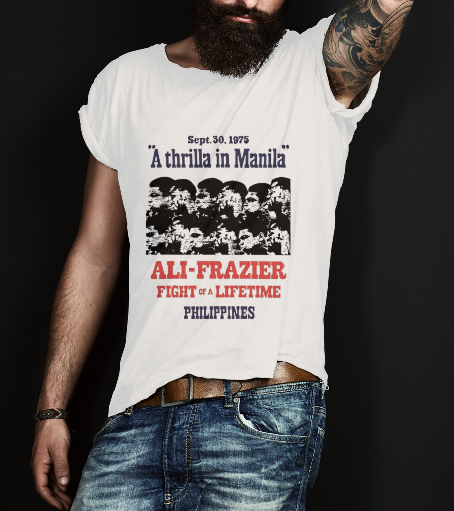 Rumble In The Jungle Ali Frazier Fight Of A Lifetime Philippines T-Shirt