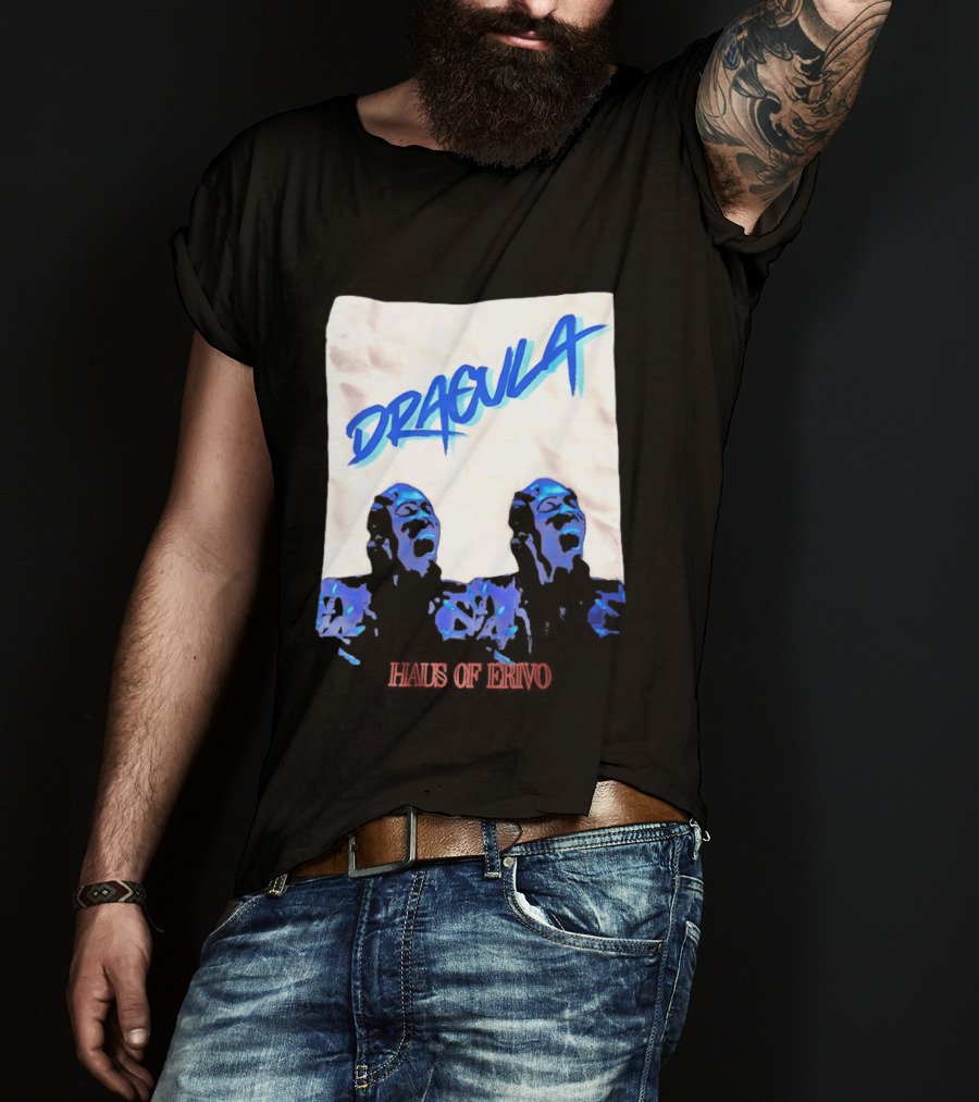 Cynthia Erivo Dracula Haus Of Erivo Blue Artistic T-Shirt