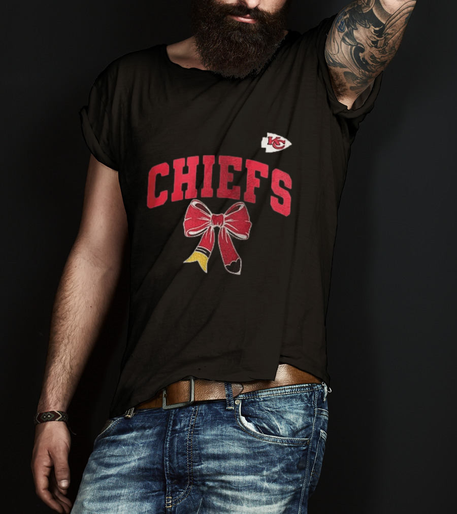 Kansas City Chiefs Retired Teacher Lover Ribbon T-Shirt