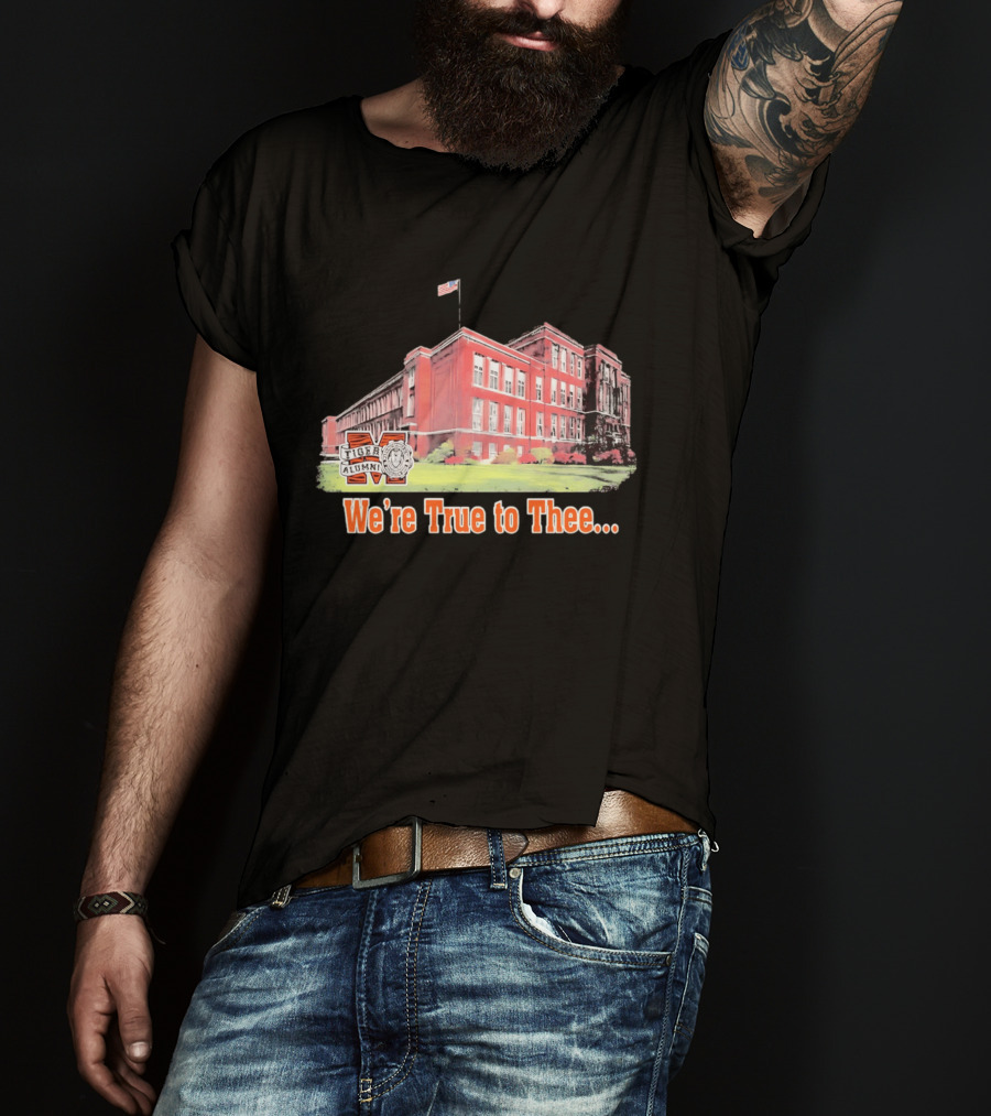 Massillon Washington High School Tiger Alumni We're True To Thee T-Shirt