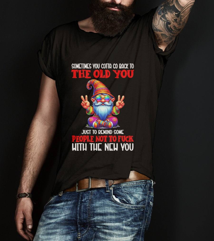 Sometimes You Gotta Go Back To The Old You Just To Remind Some People Not To Fuck With The New You T-Shirt