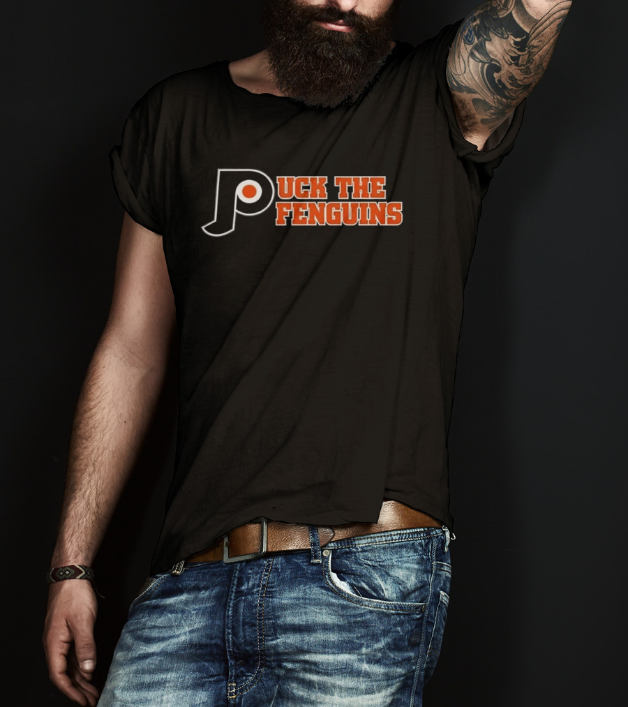 Philadelphia Flyers Puck The Fenguins T-Shirt