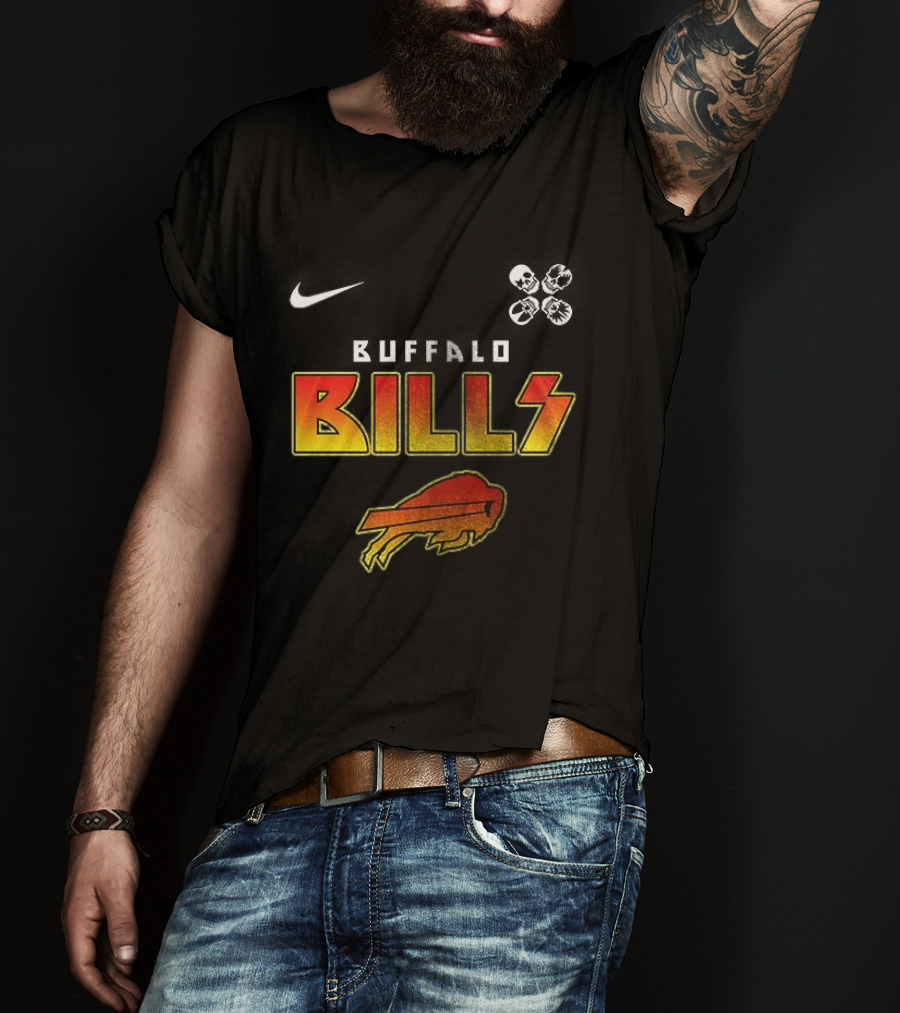 Buffalo Bills Rock And Roll All Nite Abbey Road T-Shirt