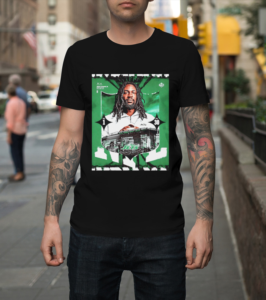 Omar Cooper Jr. Wide Receiver New York Jets 2026 Draft Pick 1 MetLife Stadium T-Shirt