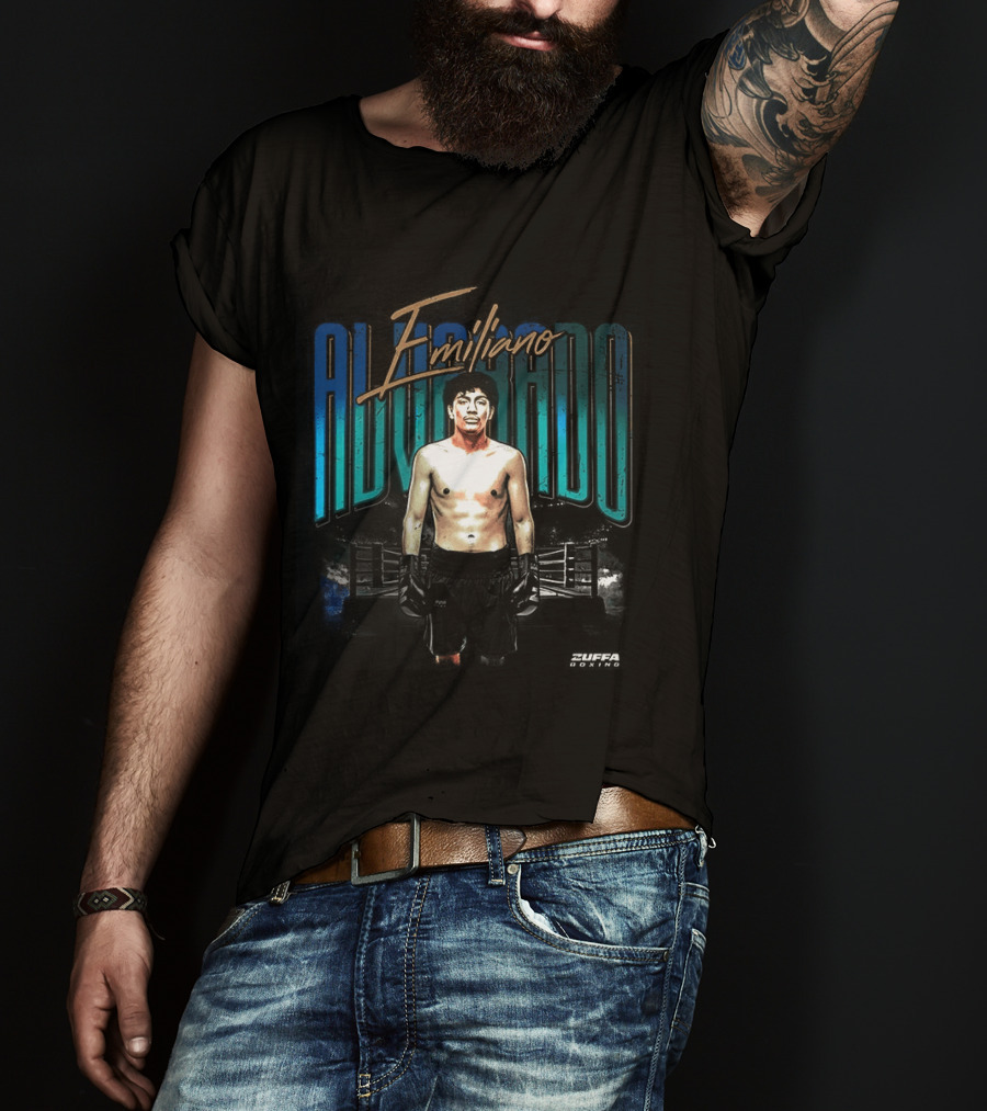 Emiliano Alvarado Zuffa Boxing Fighter Pose Arena Alvarado T-Shirt