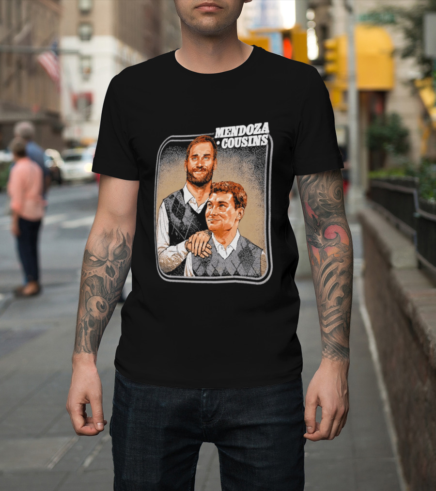 Mendoza Cousins Duo Sweater Vest Pairing T-Shirt