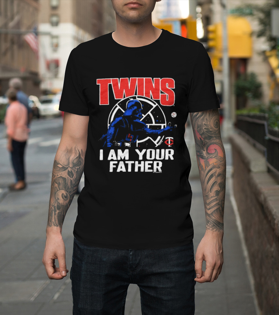 Star Wars Twins I Am Your Father Baseball T-Shirt