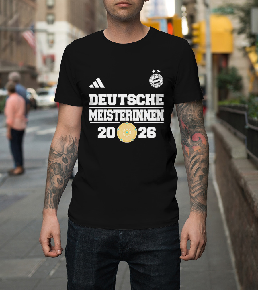 FC Bayern Munich Deutsche Meisterinnen 2026 T-Shirt