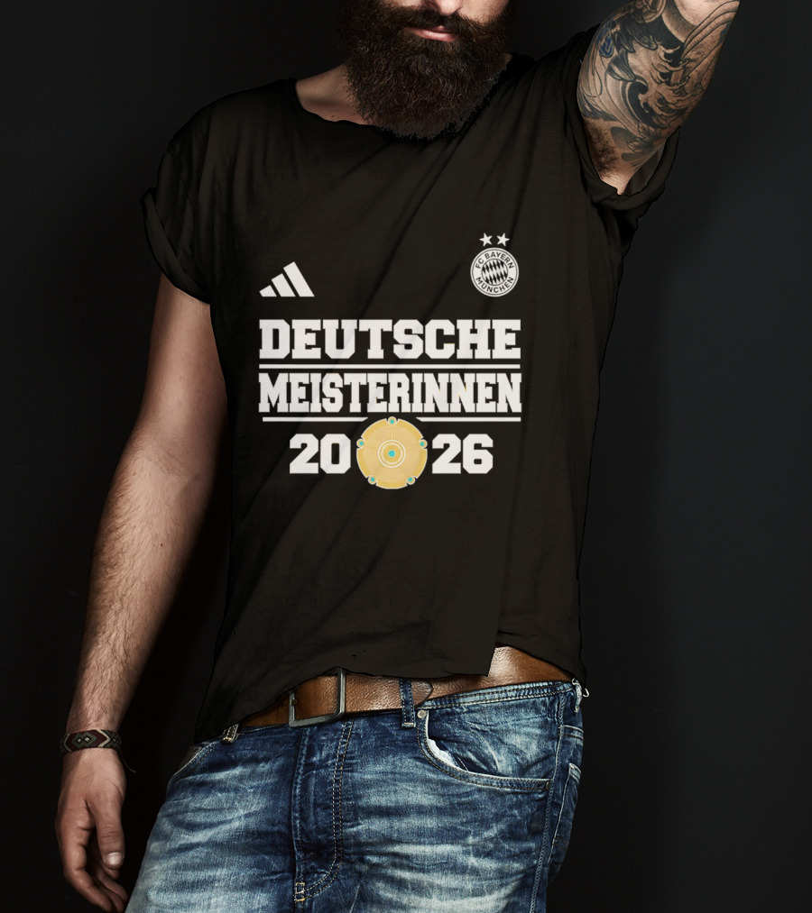 FC Bayern Munich Deutsche Meisterinnen 2026 T-Shirt