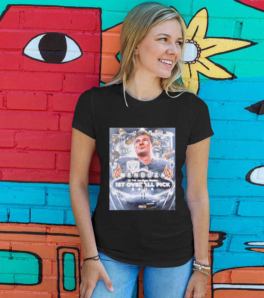 Fernando Mendoza Las Vegas Raiders 1st Overall Pick 2026 NFL Draft Fox Sports T-Shirt