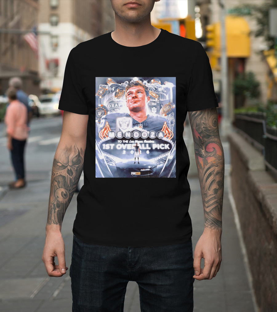 Fernando Mendoza Las Vegas Raiders 1st Overall Pick 2026 NFL Draft Fox Sports T-Shirt