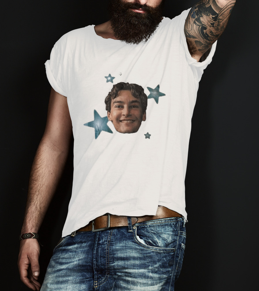 George Sixty Three Starry Smiling Face T-Shirt