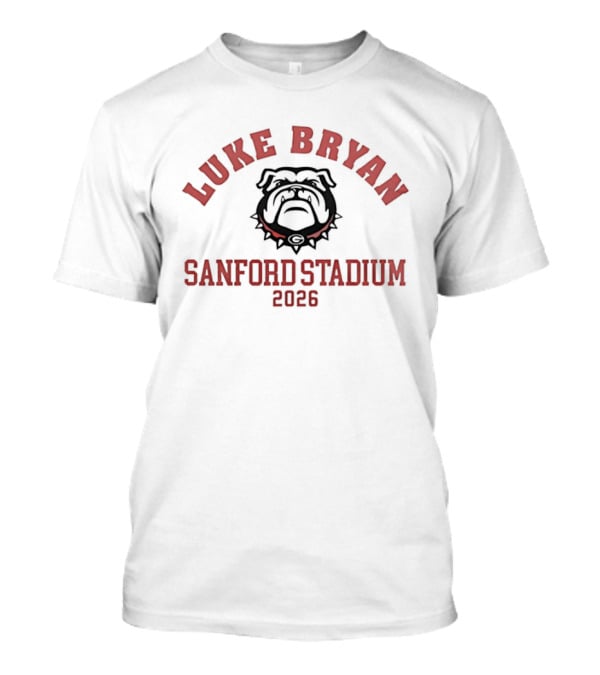 Luke Bryan Georgia Bulldogs Sanford Stadium 2026 Event T-Shirt