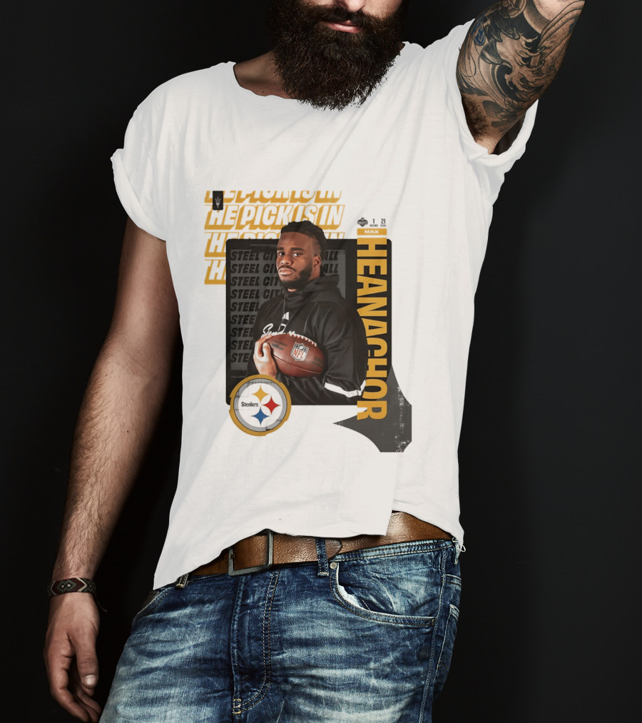 Max Iheanachor Steelers NFL Draft Round 1 Pick 21 2026 T-Shirt