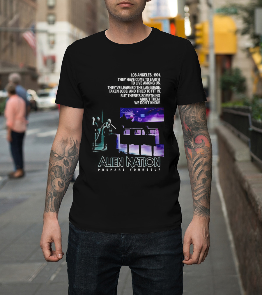 Alien Nation Prepare Yourself Sci Fi Movie Los Angeles 1991 T-Shirt