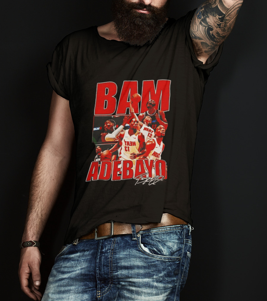 Bam Adebayo Heat Basketball Highlights And Scoring Feat T-Shirt