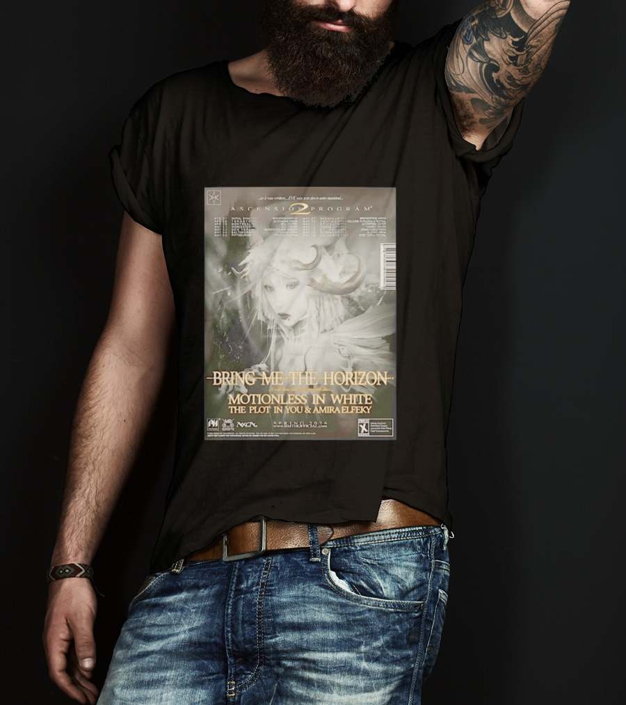 Bring Me The Horizon Ascension Program 2026 North America Tour Motionless In White The Plot In You Amira Elfeky Spring Dates T-Shirt