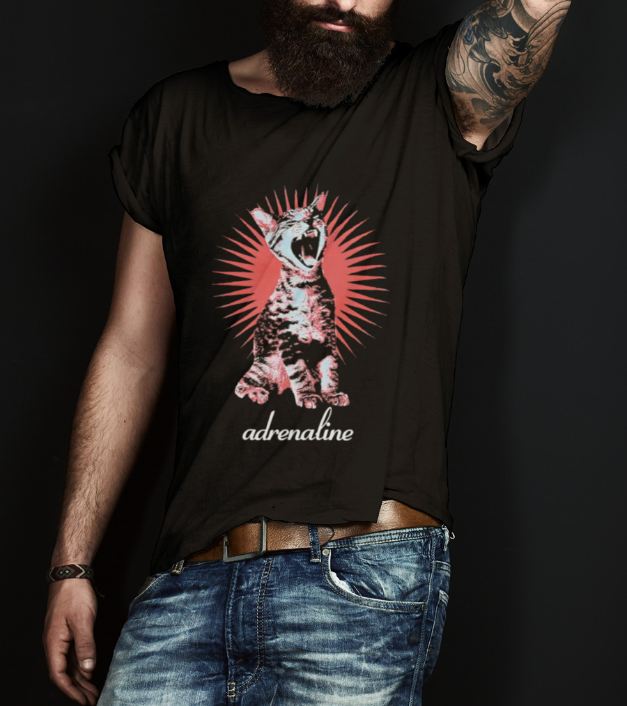 Adrenaline Deftone Cat Sunburst T-Shirt