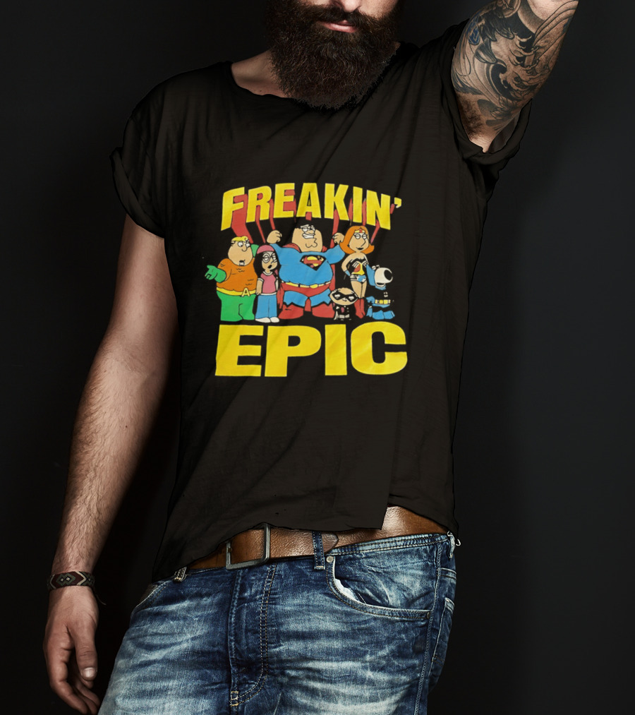 Family Guy Super Friends Freakin' Epic DC Comics Spoof T-Shirt
