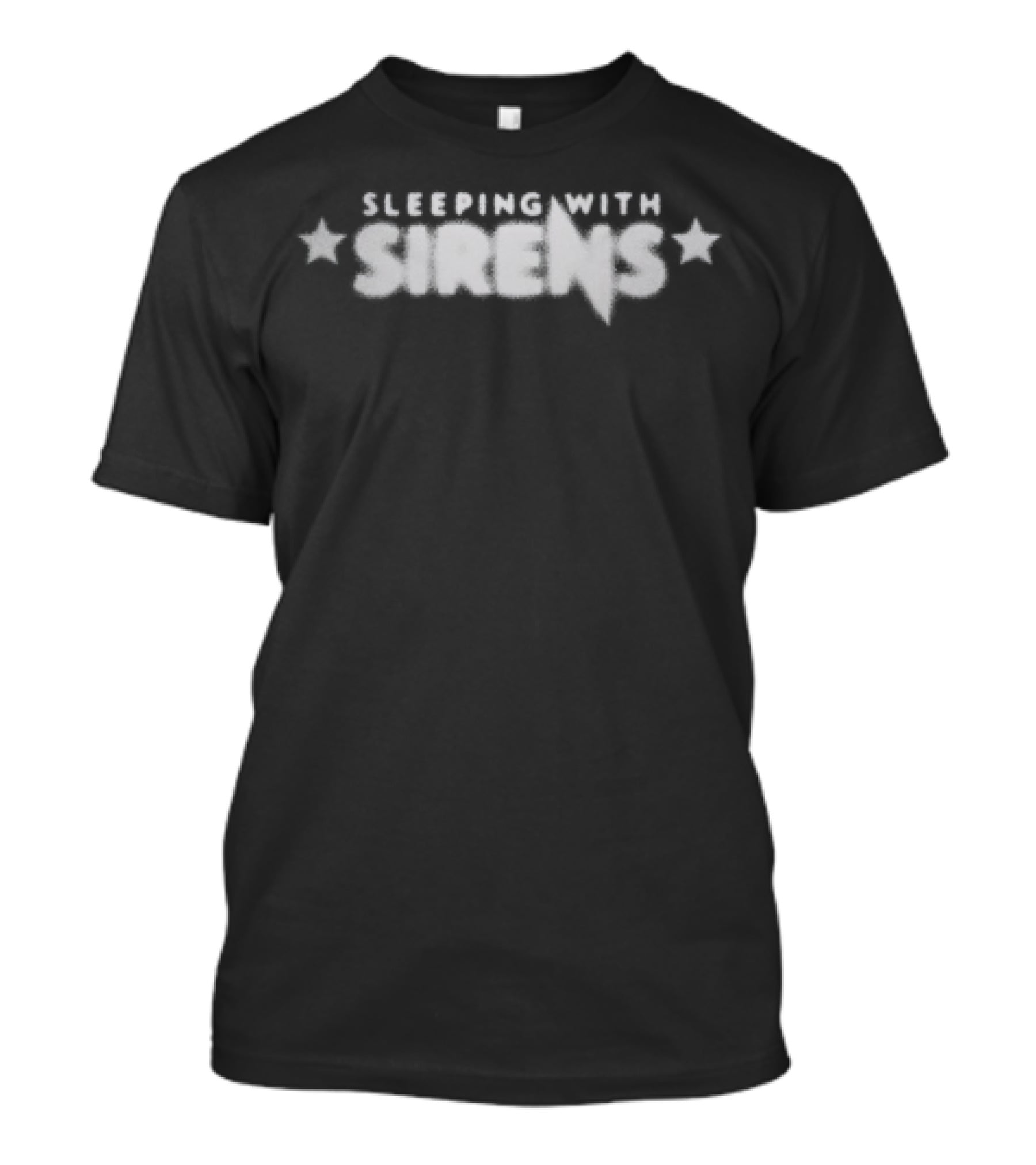 Sleeping With Sirens Starry Blurred Text T-Shirt