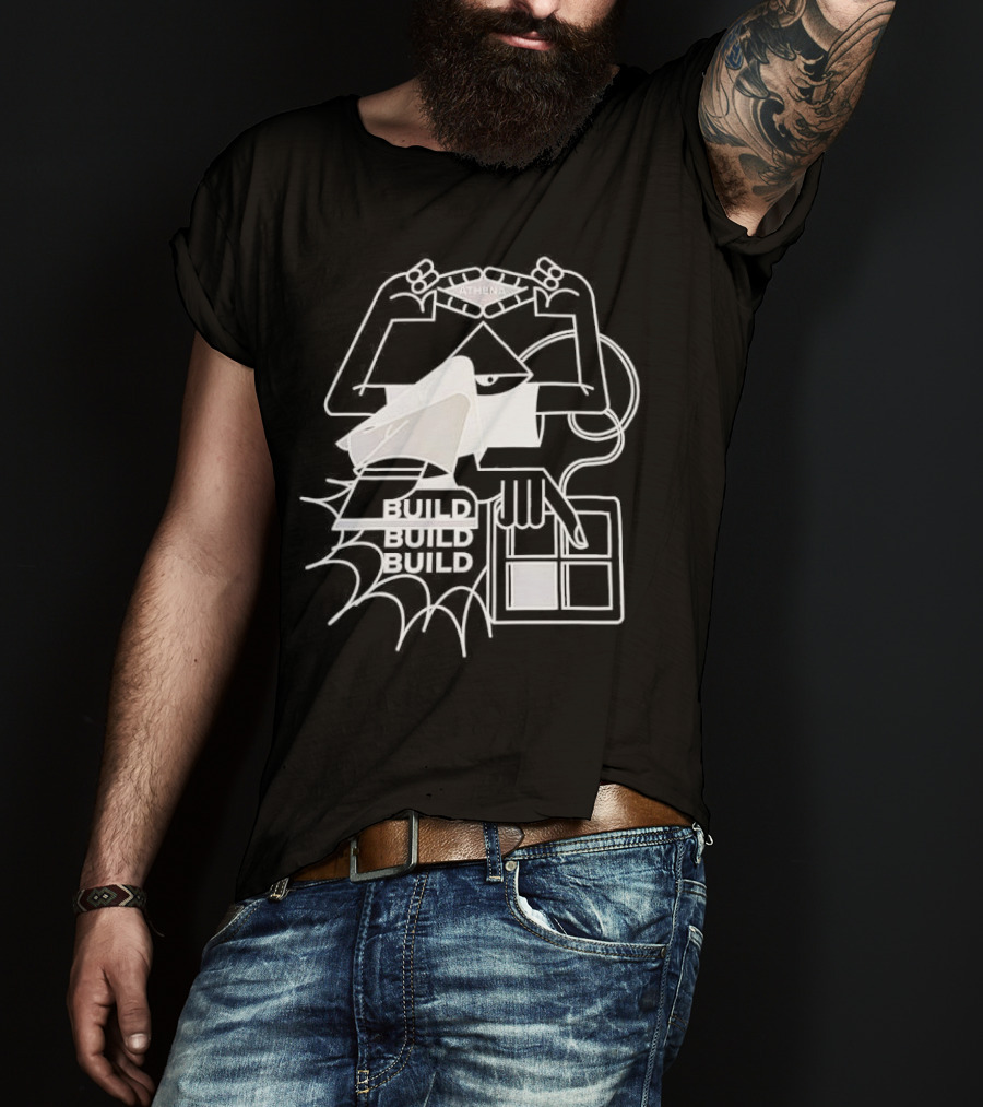Athena Build Architecture Blueprint Design Construction Blueprint T-Shirt