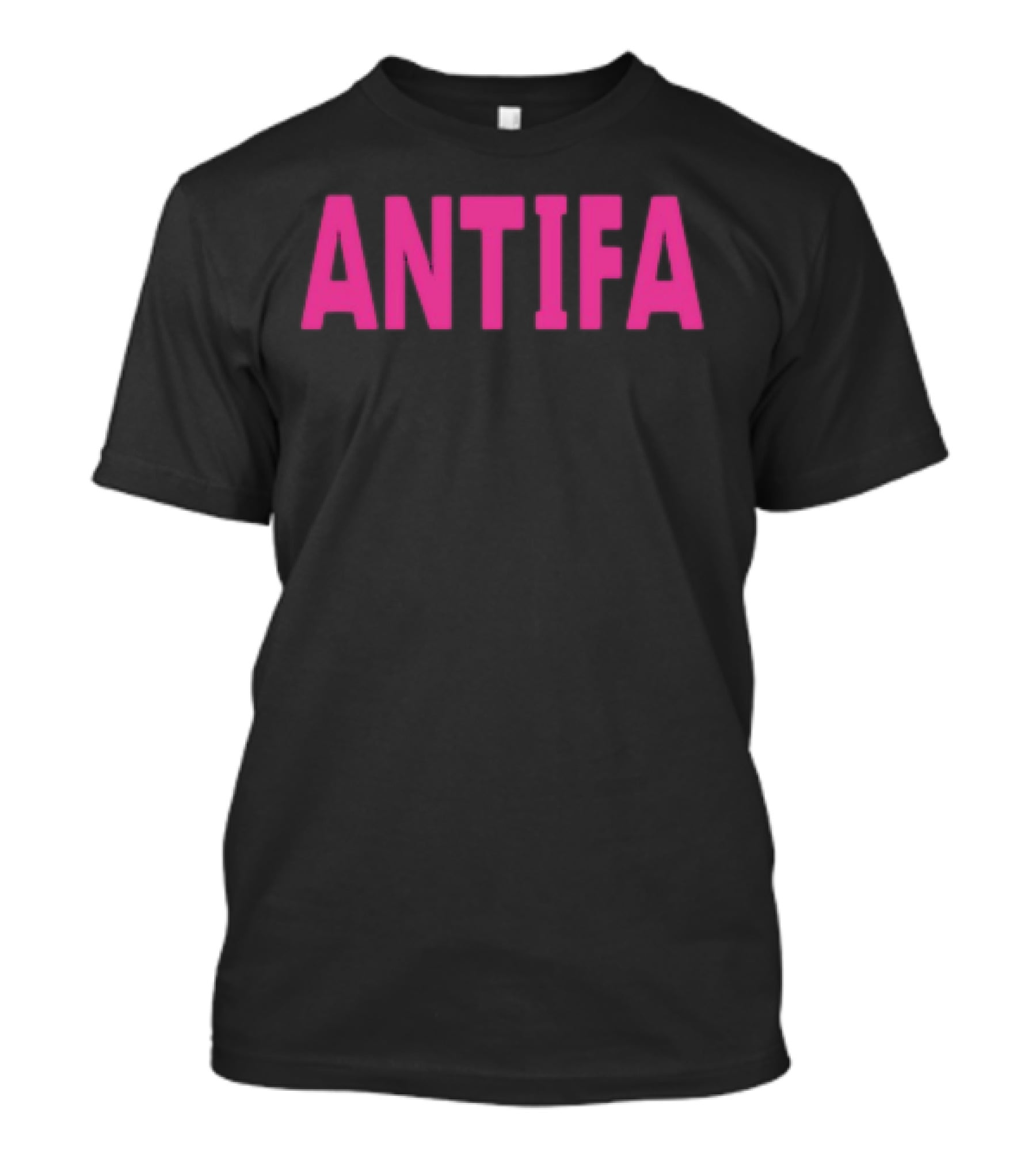 ANTIFA Bold Pink Text Carrie Milburn T-Shirt