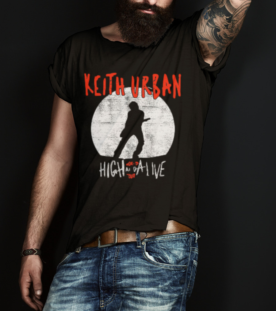 Keith Urban High And Alive World Tour 2023 T-Shirt