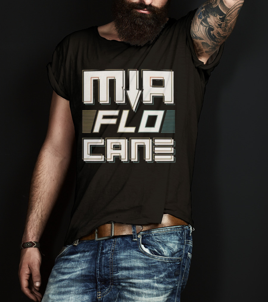 Miami Flo Cane Retro Neon Vibes T-Shirt