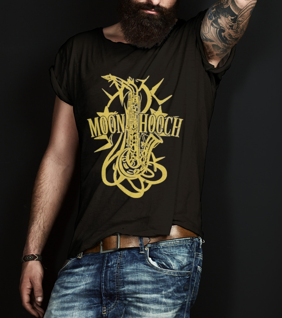 Moon Hooch Saxophone Burst Yellow Graphic T-Shirt
