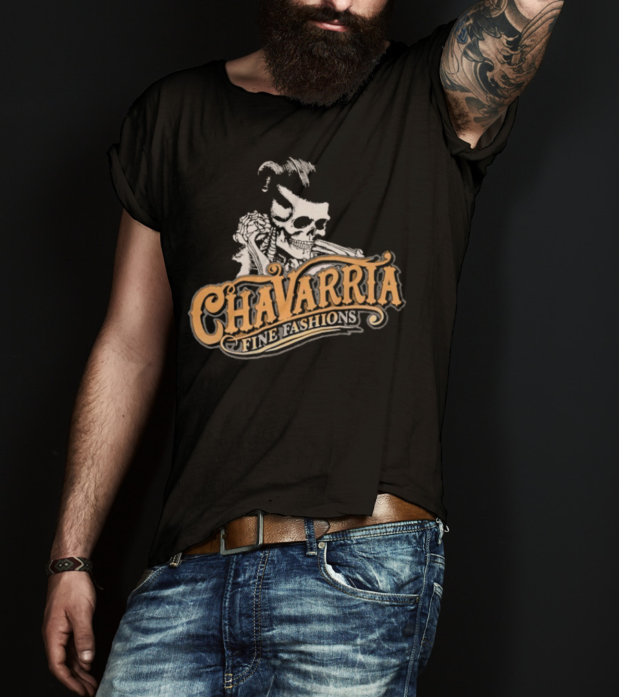 Chavarria Fine Fashions Pomade Skull Style T-Shirt