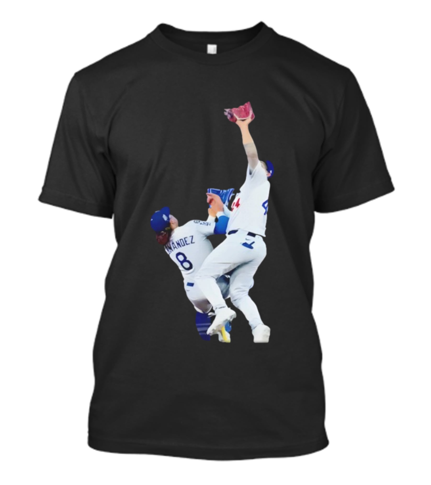 Andy Pages Hernandez Los Angeles Dodgers World Series Game 7 Catch Iconic Play T-Shirt