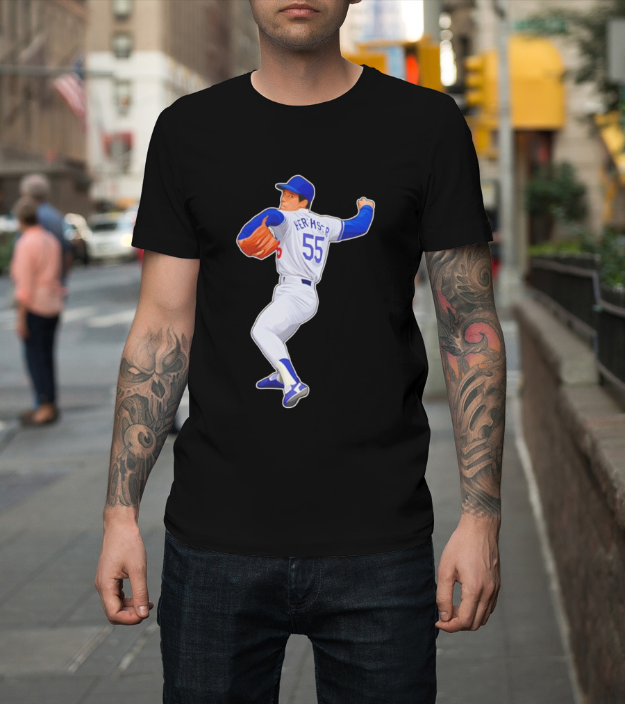 Orel Hershiser 55 Los Angeles Dodgers MLB Baseball Legend 2025 T-Shirt