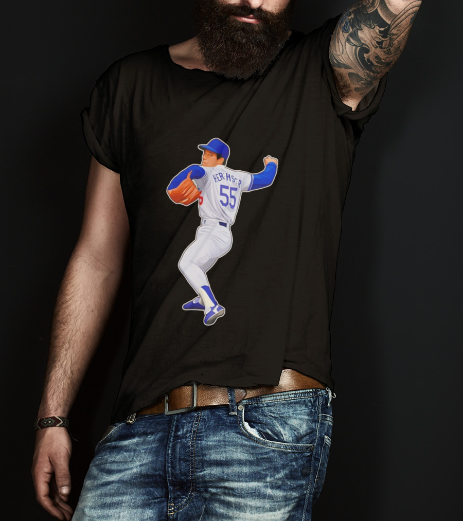 Orel Hershiser 55 Los Angeles Dodgers MLB Baseball Legend 2025 T-Shirt