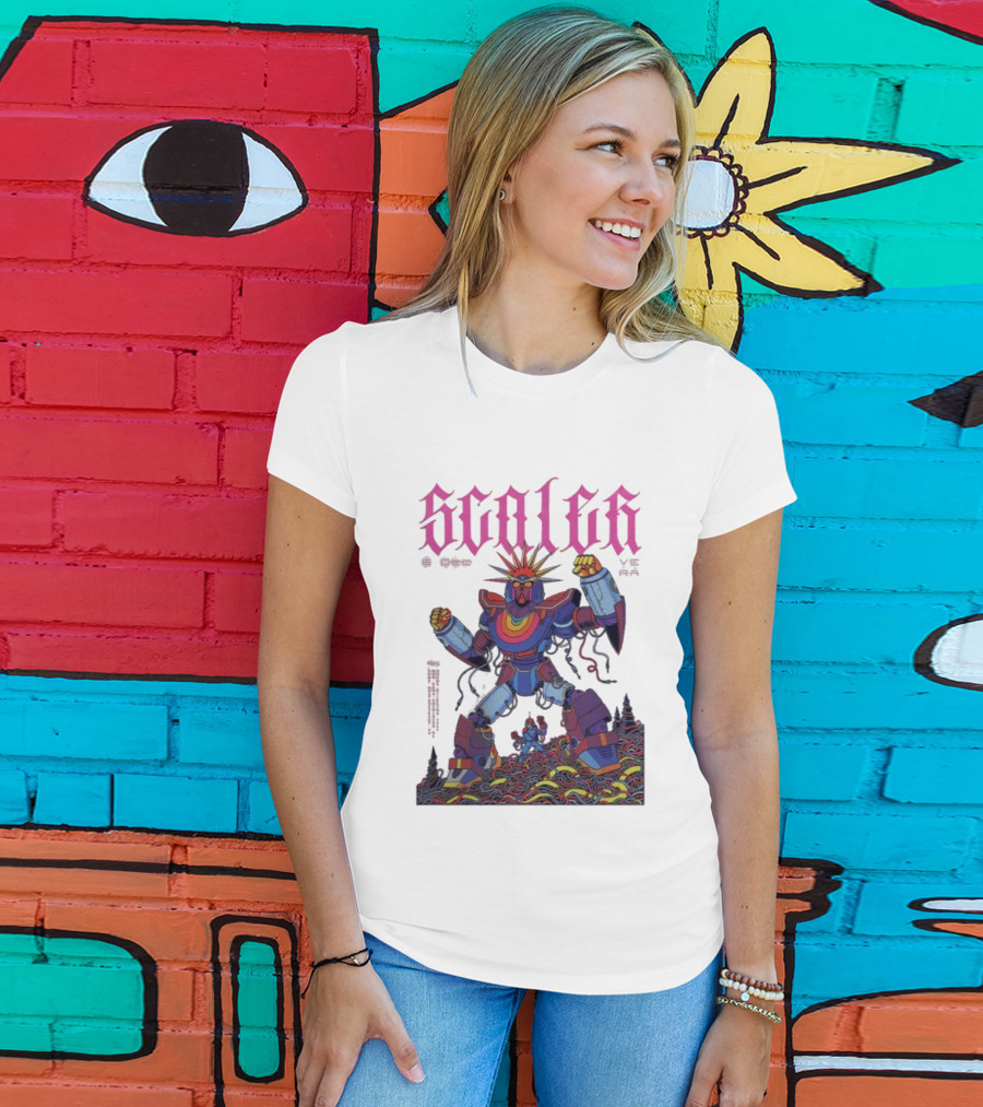 Scaler Groningen Netherlands 2025 Event VERA December 6 Retro Robot Art T-Shirt