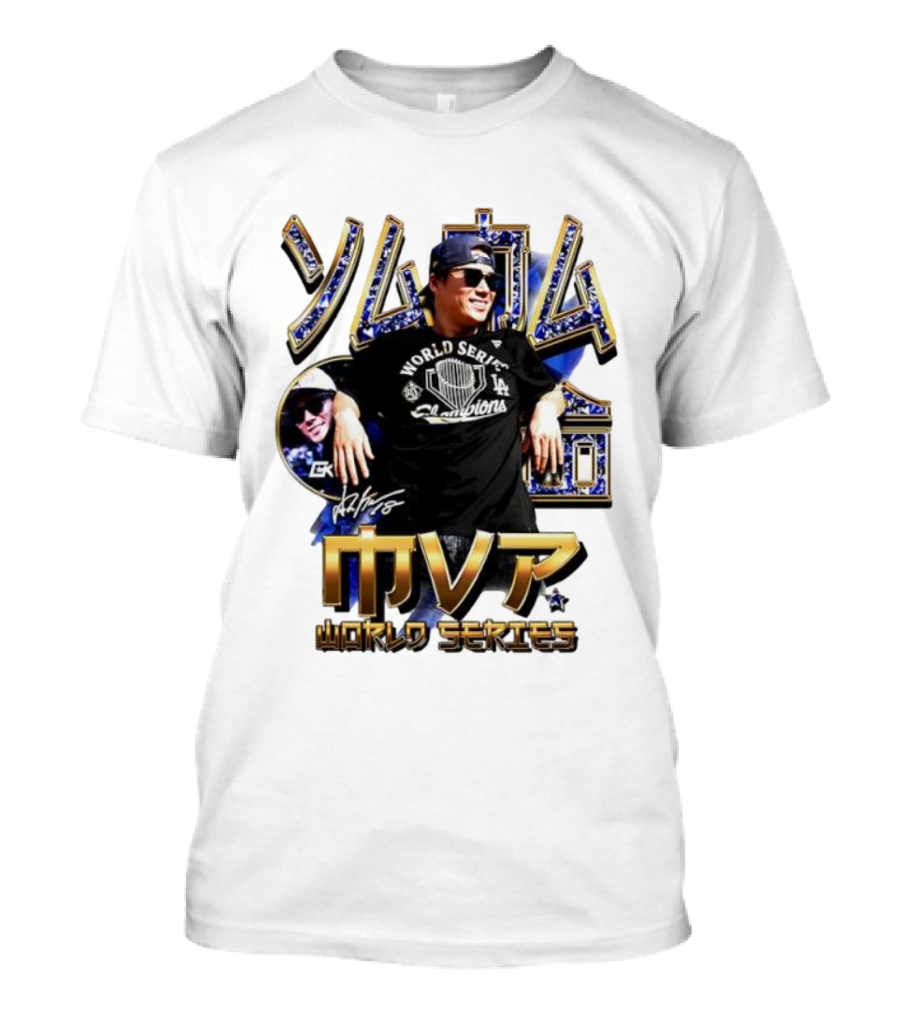 YAMA World Series Champions MVP Dodgers T-Shirt