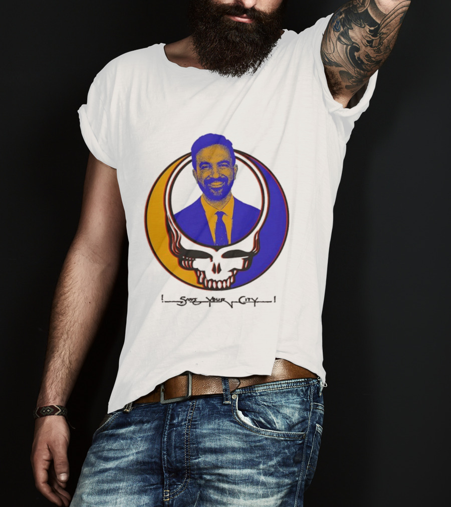Steal Your Face X Zohran Mamdani Logo T-Shirt