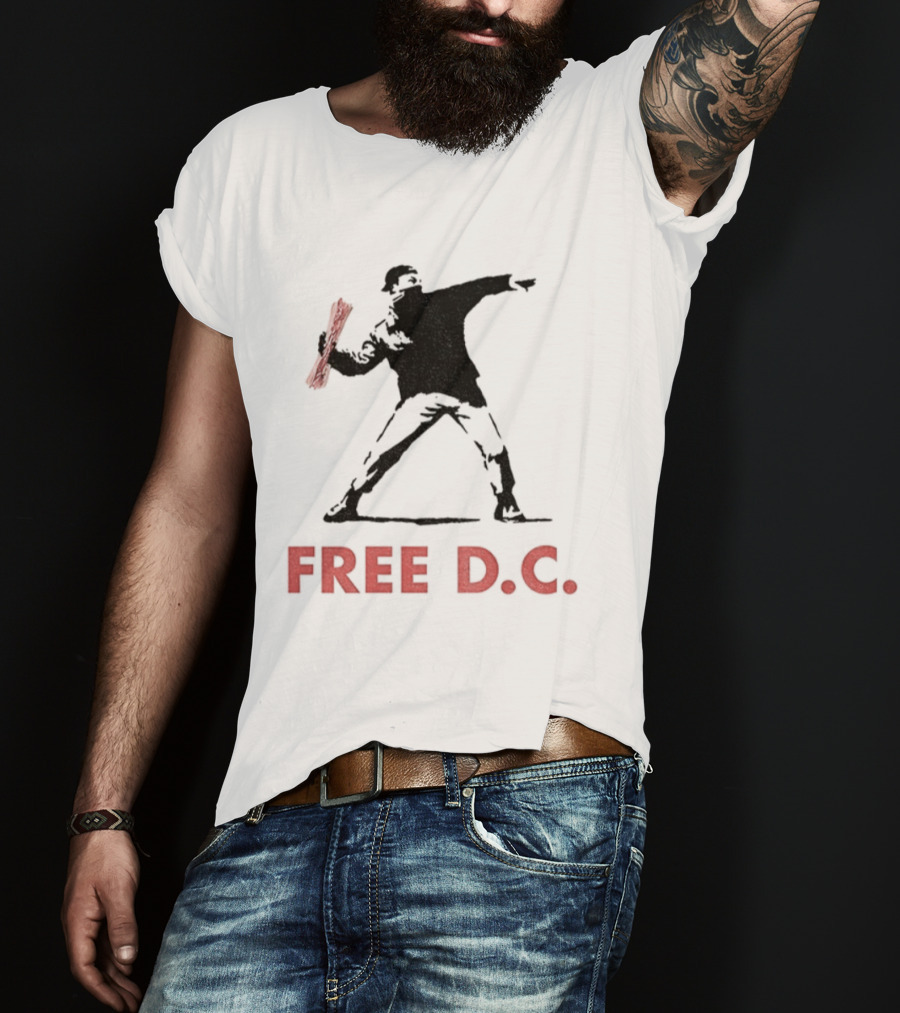 2025 Free D.C. Sandwich Guy Iconic Street Art Style T-Shirt