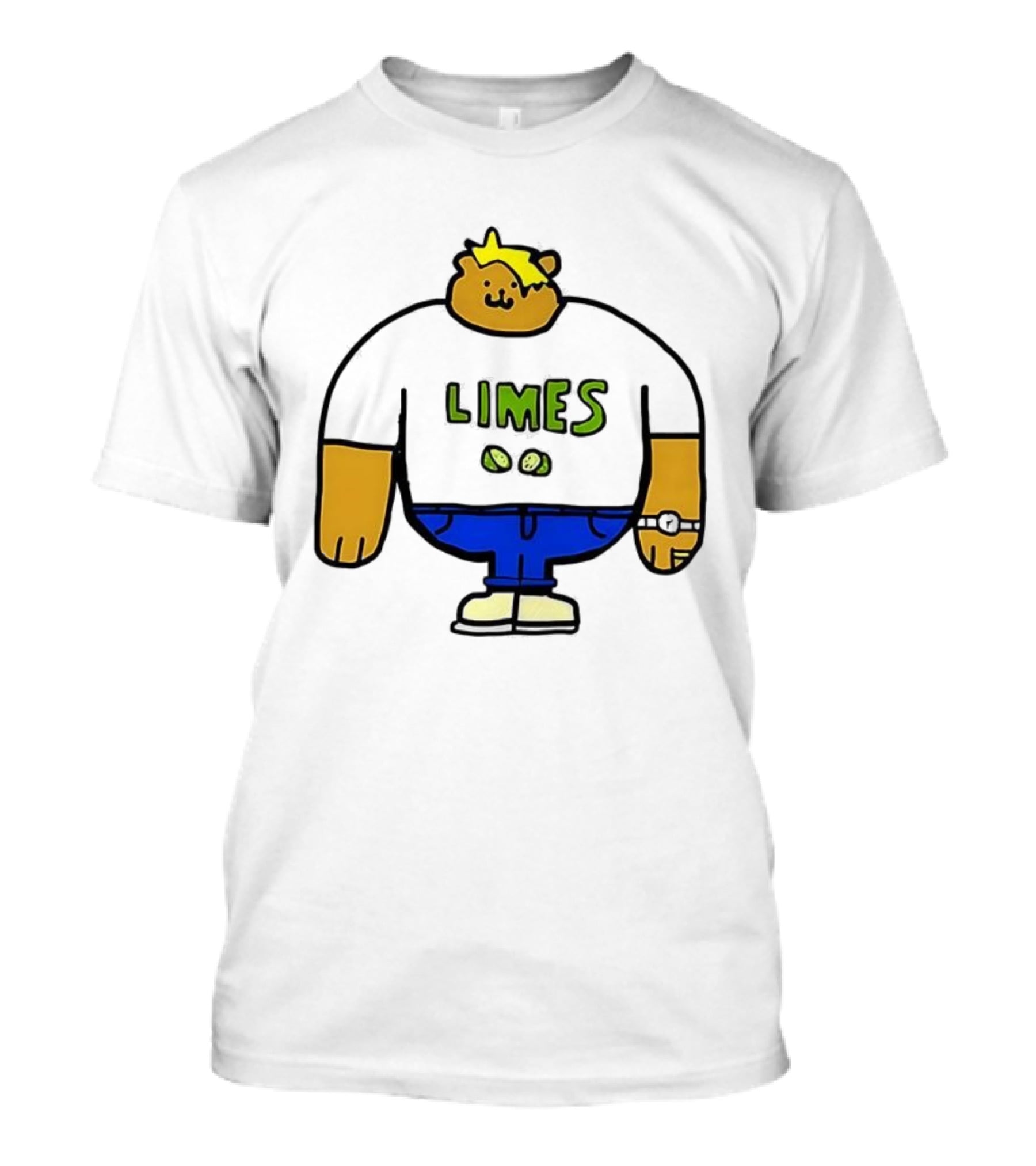 Limes Shayne Character With Lime Slices T-Shirt