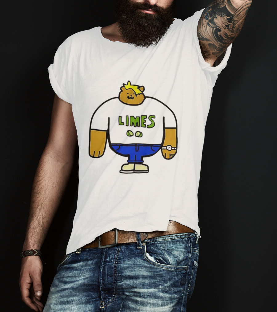 Limes Shayne Character With Lime Slices T-Shirt