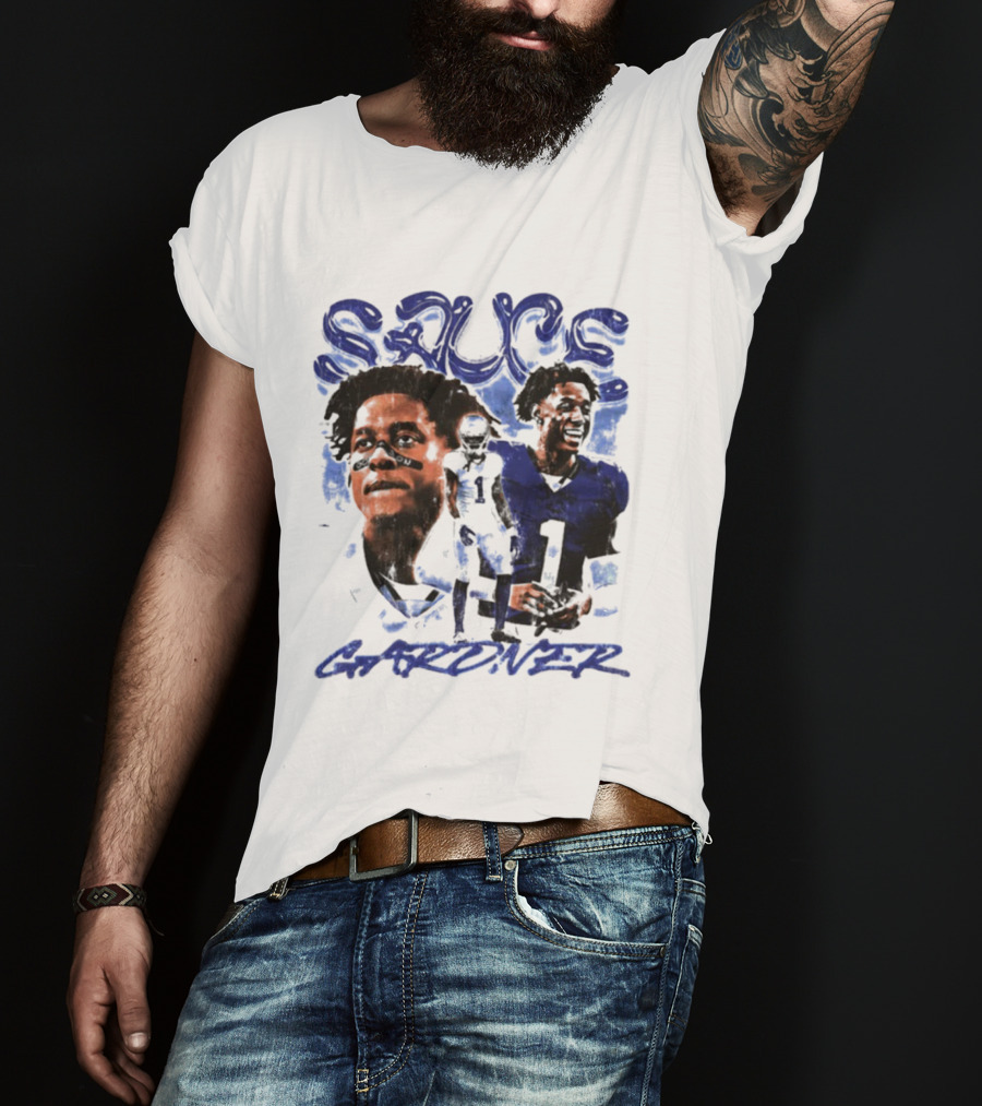 Sauce Gardner Indianapolis Colts NFL Vintage Style T-Shirt