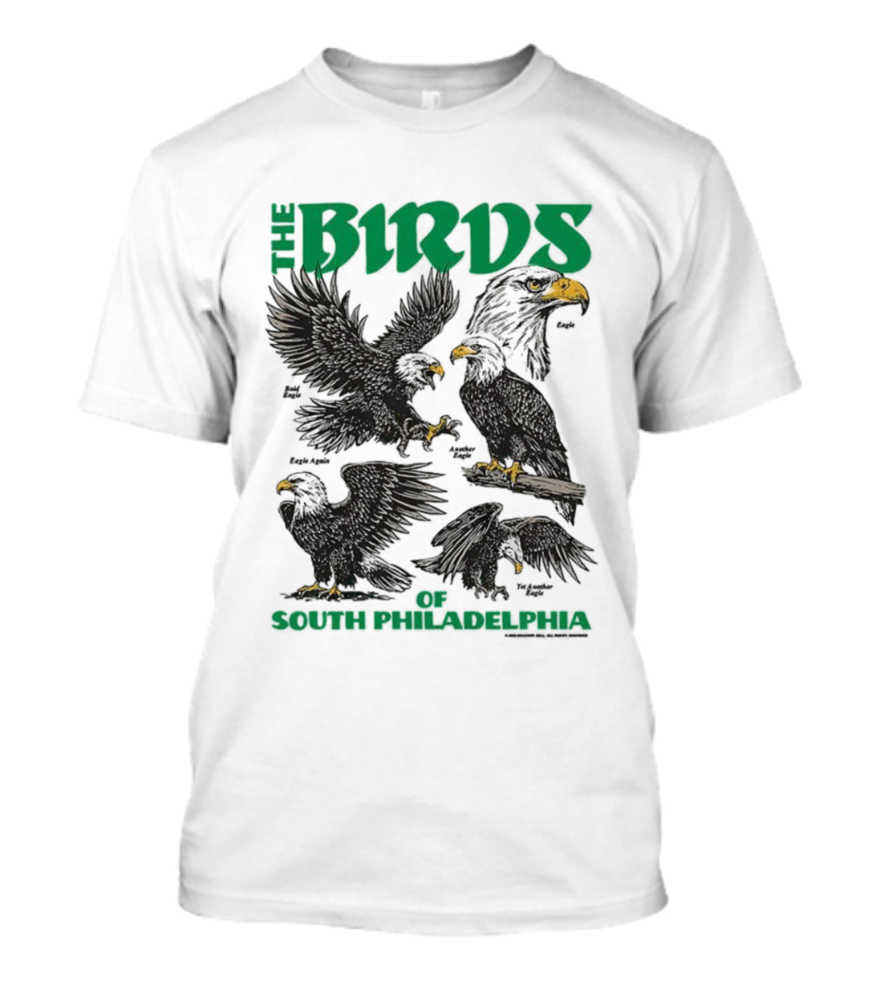 Philadelphia Eagles The Birds Of South Philadelphia Iconic Team Spirit T-Shirt