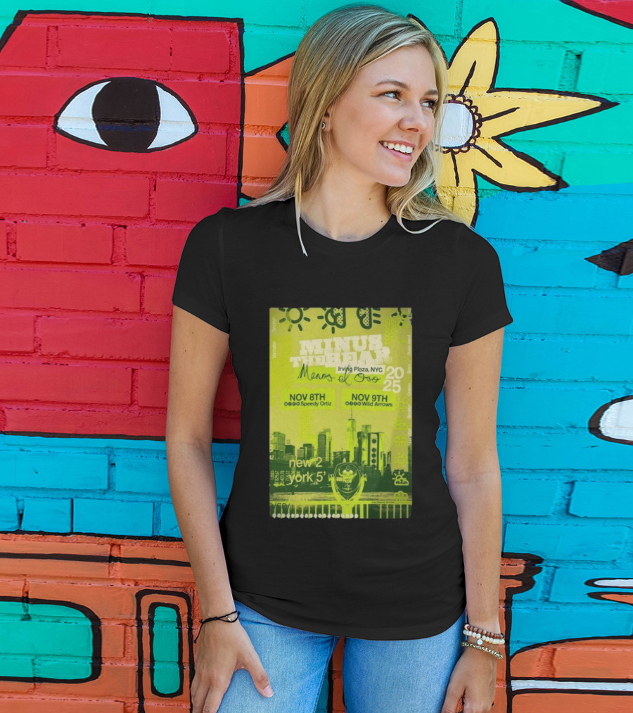 Minus The Bear Irving Plaza NYC Menos El Oro Nov 8th 9th 2025 Speedy Ortiz Wild Arrows Brooklyn Bronx Manhattan Queens Staten Island T-Shirt