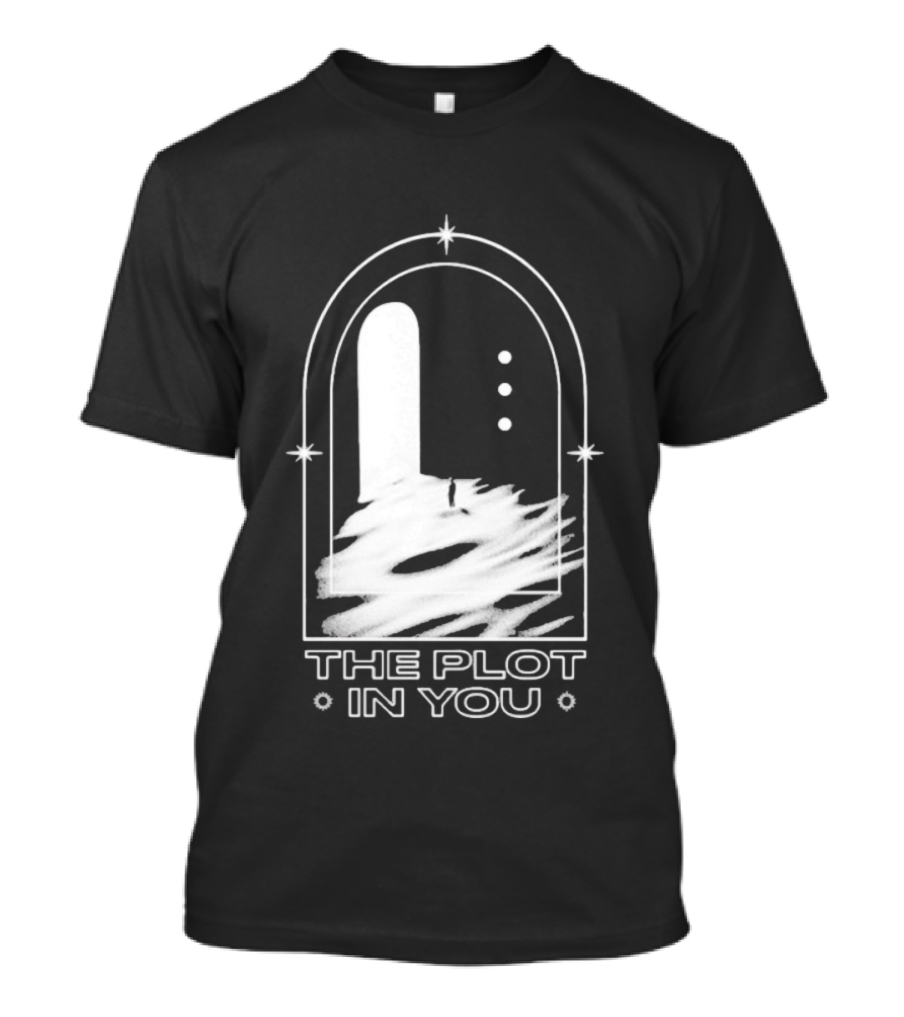 The Plot In You Gate Archway Symbol With Stars T-Shirt