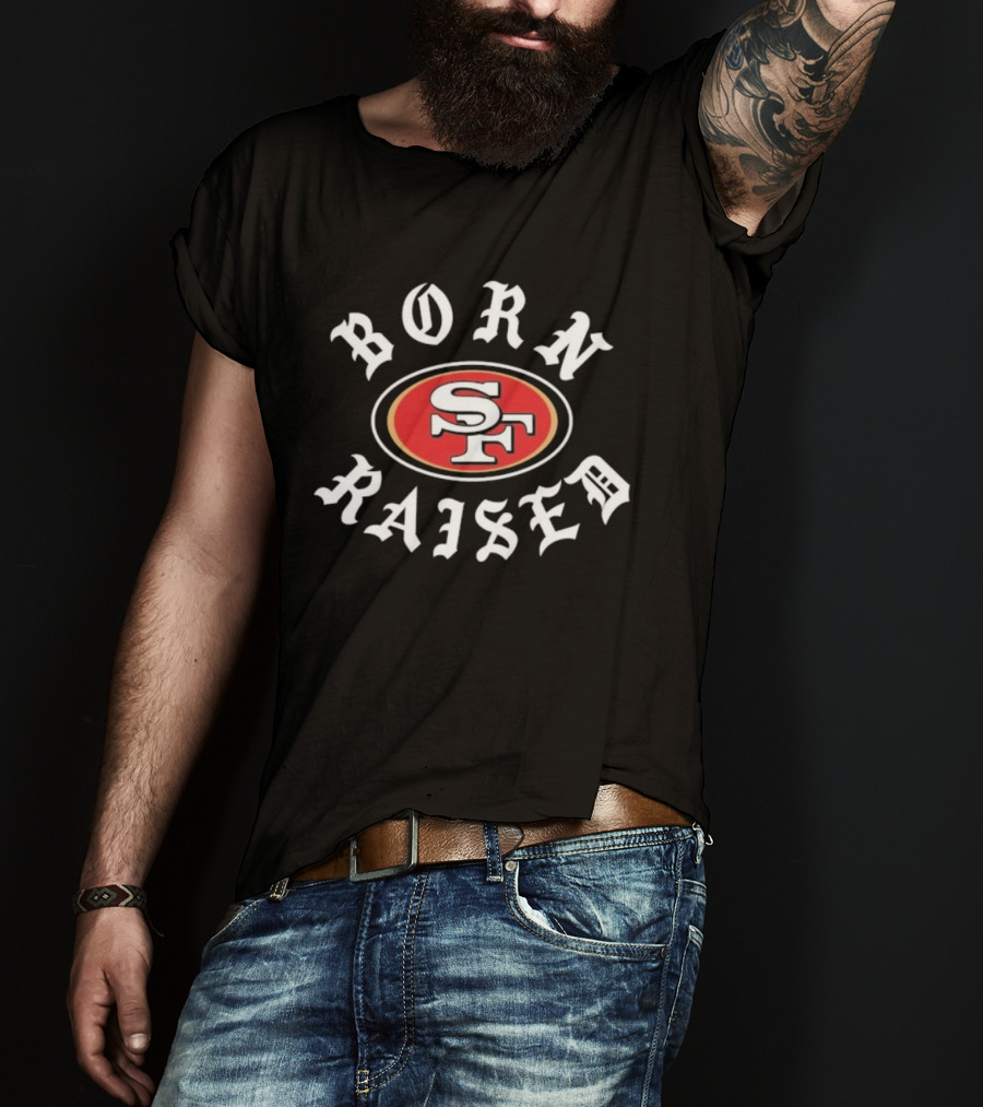San Francisco 49ers Born X Raised SF Logo T-Shirt