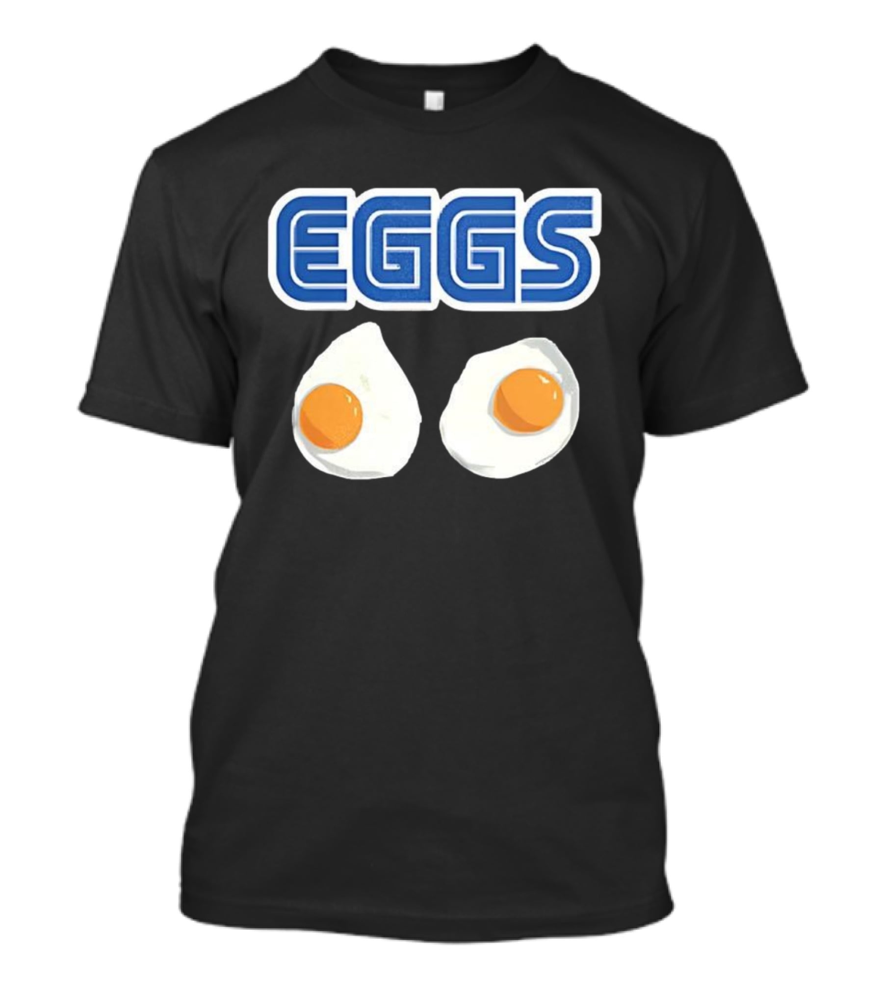 EGGS Funny Two Fried Parody Tunic T-Shirt