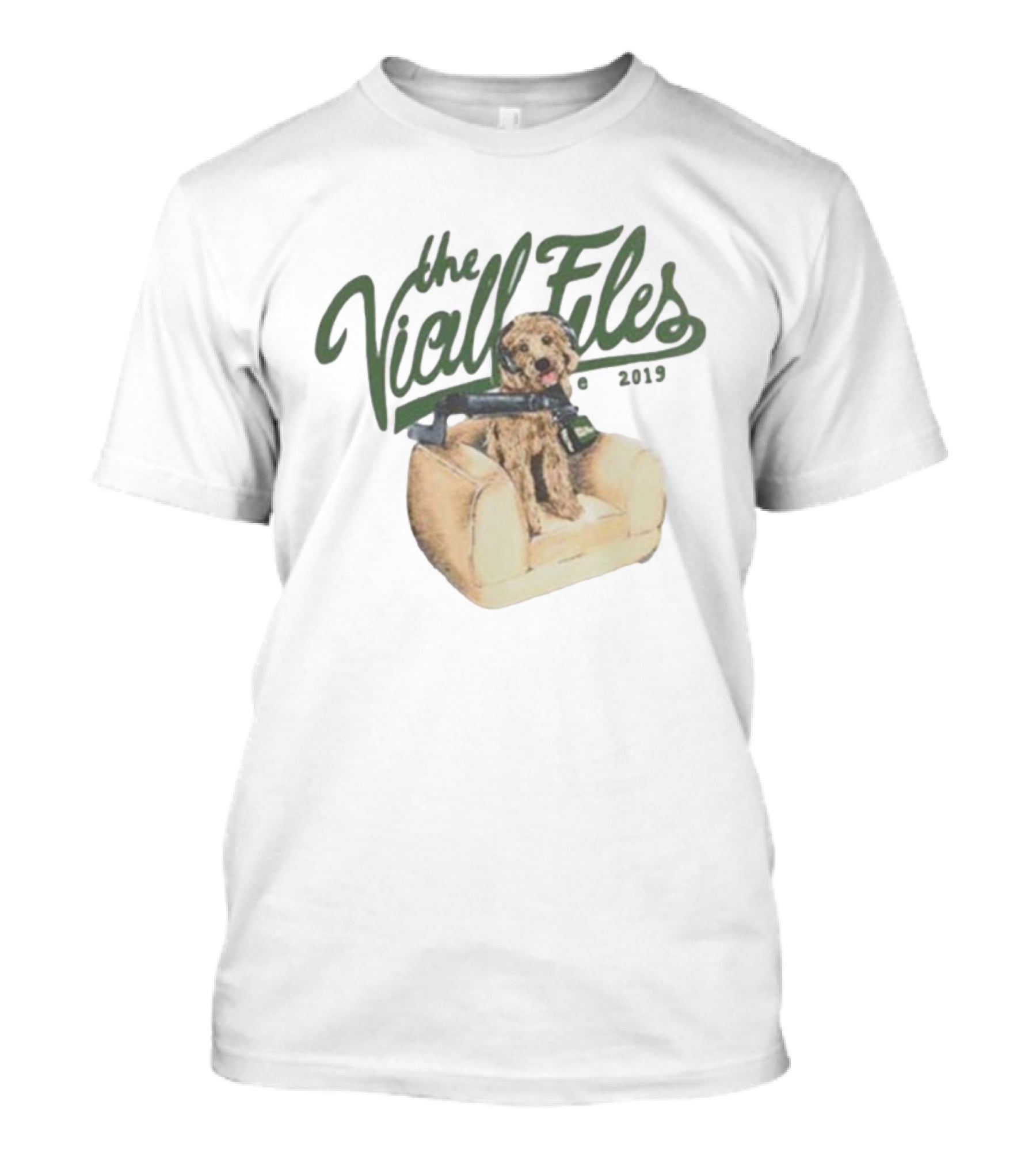 The Viall Files 2015 Dog Sofa Graphic Vintage Style T-Shirt