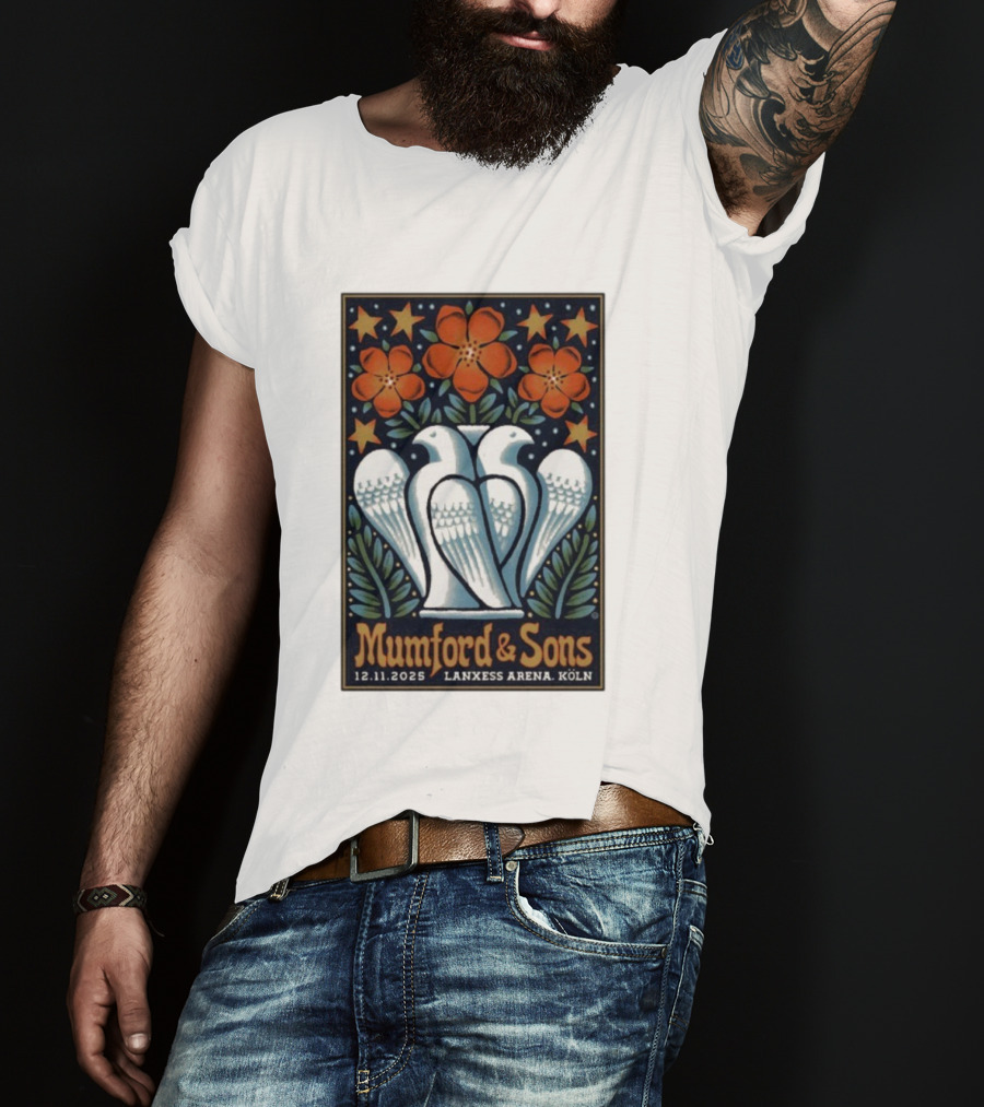 Mumford And Sons Cologne Lanxess Arena November 12 2025 Event Art T-Shirt