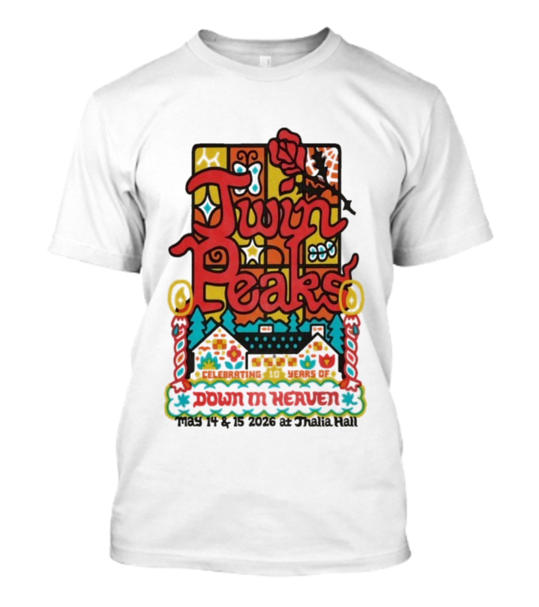 Twin Peaks 2026 Concert May 14-15 Thalia Hall Event Retro Style T-Shirt
