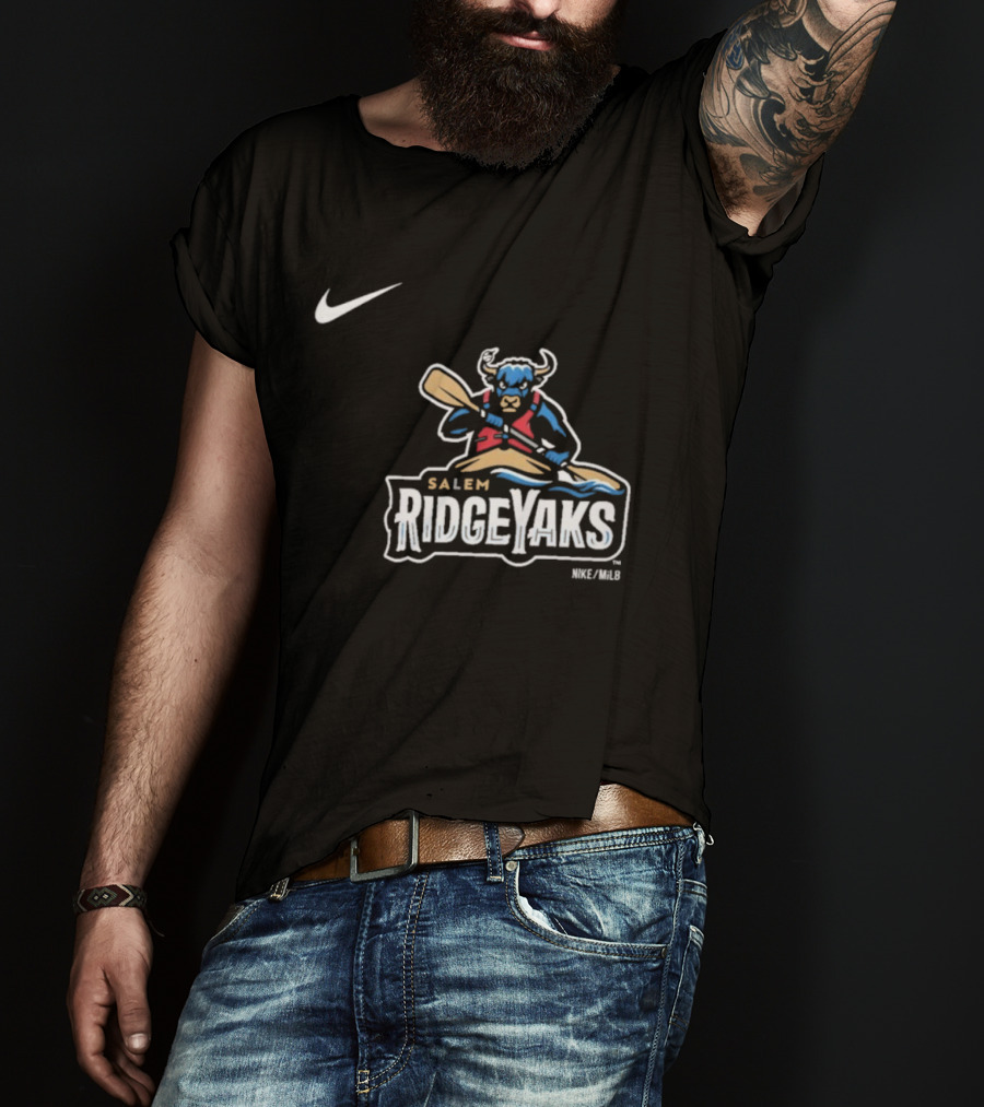 Salem RidgeYaks Nike Legends Kayaking Yak T-Shirt