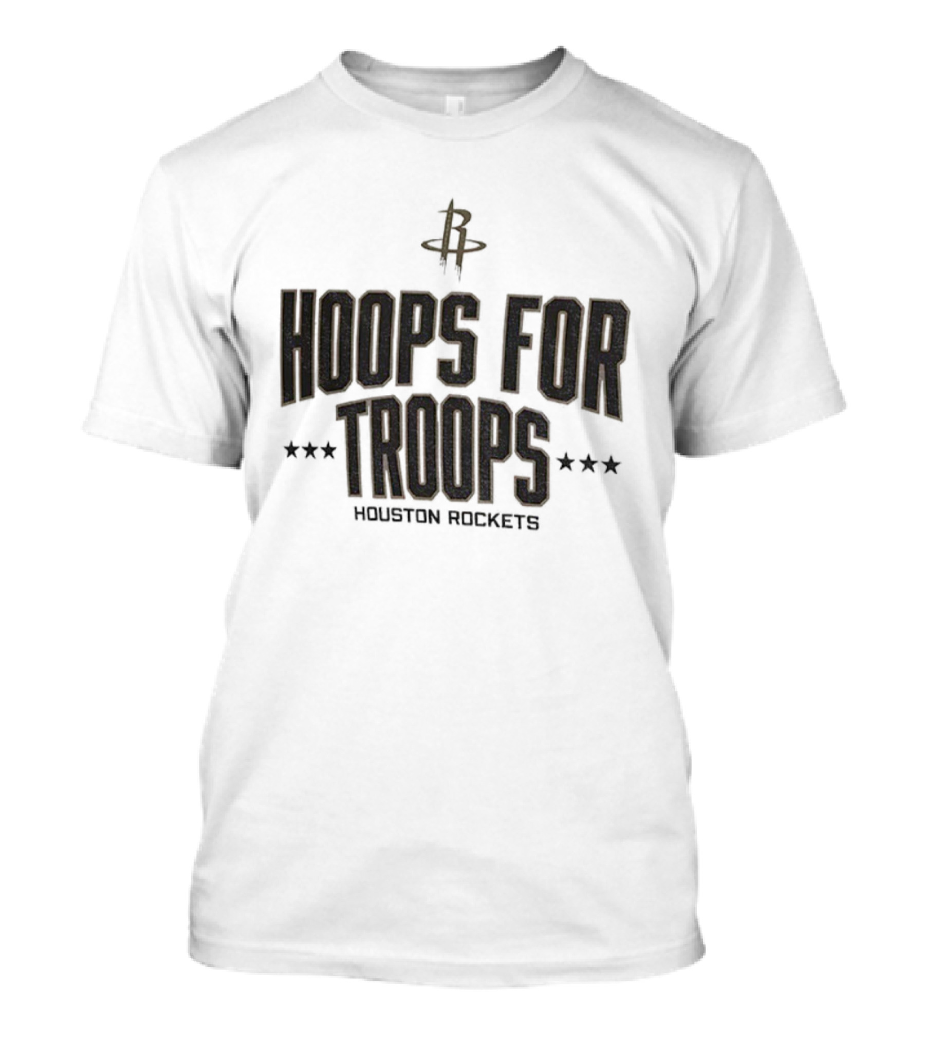 Houston Rockets Hoops For Troops NBA Basketball T-Shirt